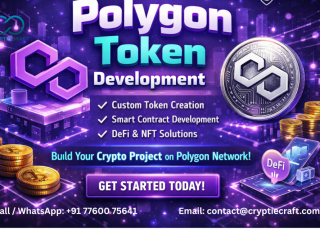 Secure Polygon Token Development Services by Cryptiecraft